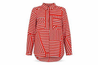 Womens UK Size 14 Dorothy Perkins Red Basic Blouse