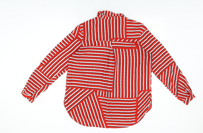 Womens UK Size 14 Dorothy Perkins Red Basic Blouse