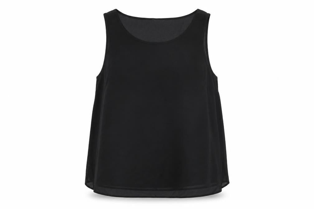 Womens UK Size 12 Dorothy Perkins Black Basic T-Shirt