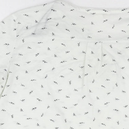 Womens UK Size L H&M White Basic T-Shirt