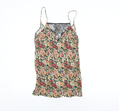 Womens UK Size XS Zara Multicoloured Camisole T-Shirt