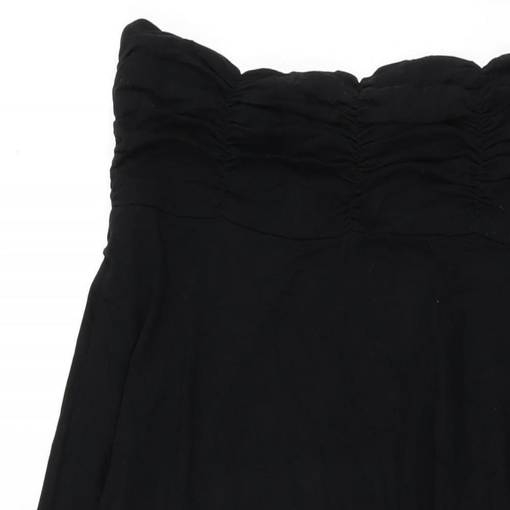 Bailey Womens Black Bamboo Maxi Skirt Size XL