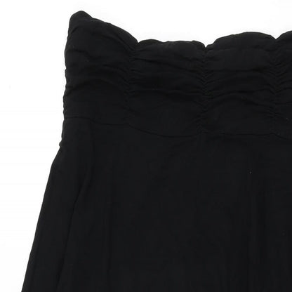 Bailey Womens Black Bamboo Maxi Skirt Size XL