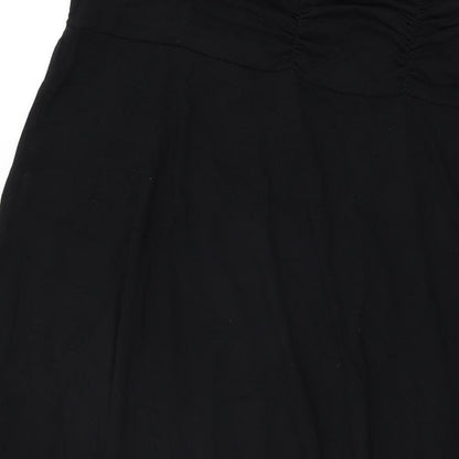 Bailey Womens Black Bamboo Maxi Skirt Size XL