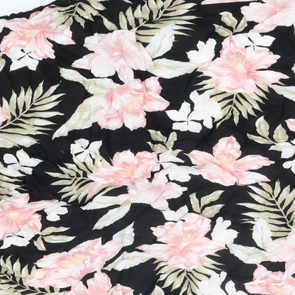 Womens UK Size 12 New Look Black Kimono T-Shirt