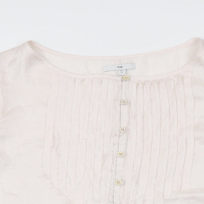 Womens UK Size M Gap Pink Basic T-Shirt
