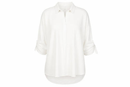 Womens UK Size 12 New Look White Basic Blouse