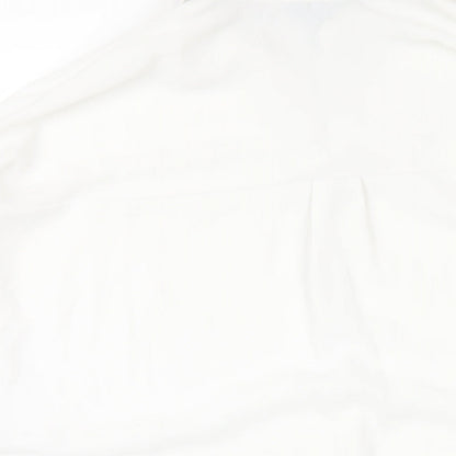 Womens UK Size 12 New Look White Basic Blouse