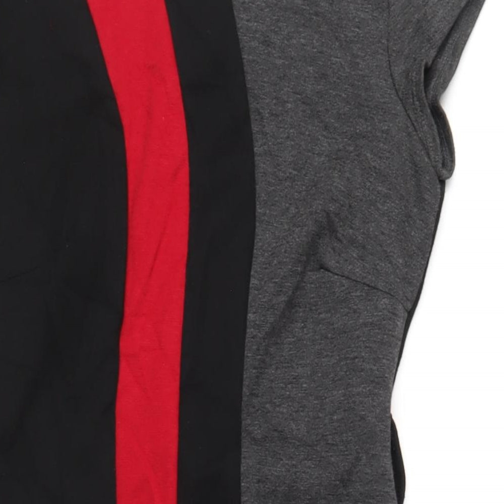 BHS Womens Multicoloured Polyester A-Line Size 8 Round Neck Zip