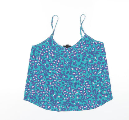 Womens UK Size 10 Topshop Multicoloured Camisole T-Shirt