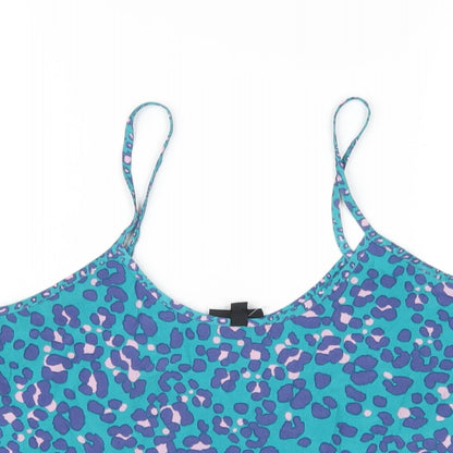 Womens UK Size 10 Topshop Multicoloured Camisole T-Shirt