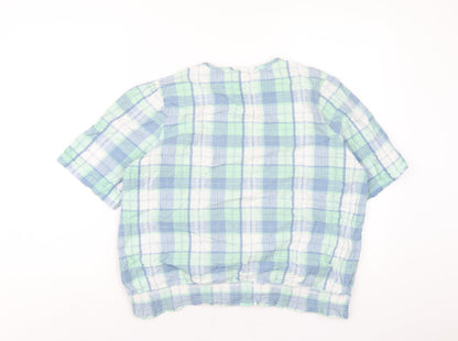 Womens UK Size 18 Cotton Traders Multicoloured Basic T-Shirt