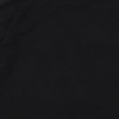 Womens UK Size 12 River Island Black Basic T-Shirt