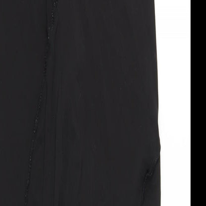 PRETTYLITTLETHING Womens Black Polyester Catsuit One-Piece Size 10 L31 in Pullover