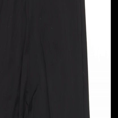 PRETTYLITTLETHING Womens Black Polyester Catsuit One-Piece Size 10 L31 in Pullover