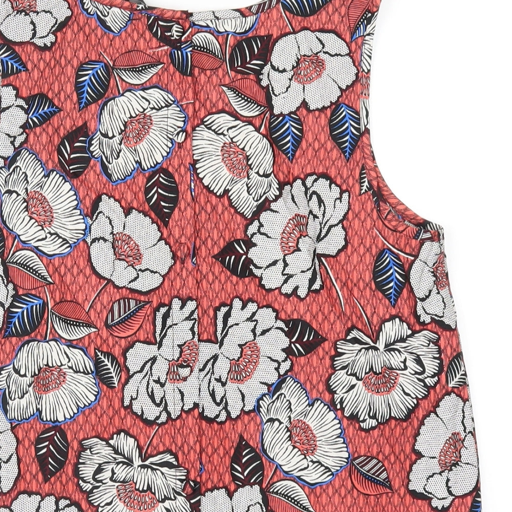 Womens UK Size 10 New Look Multicoloured Basic Tank