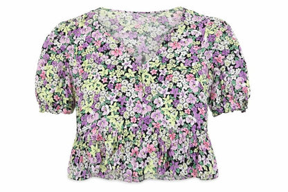Womens UK Size 16 New Look Multicoloured Basic T-Shirt