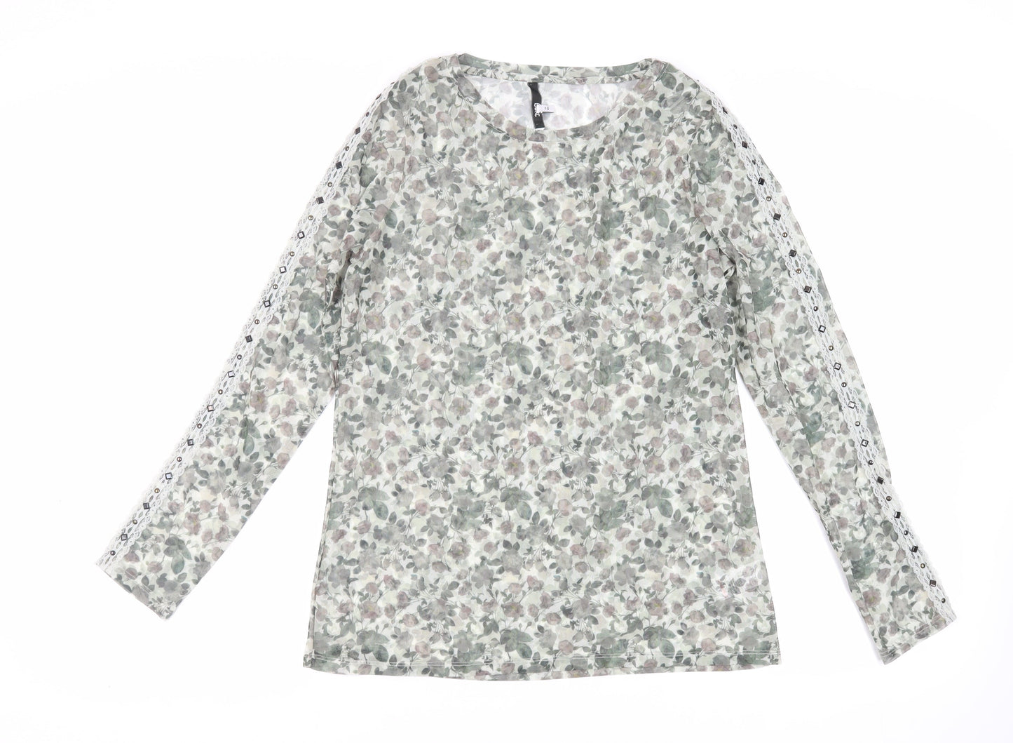 Womens UK Size 14 NEXT Green Basic Blouse