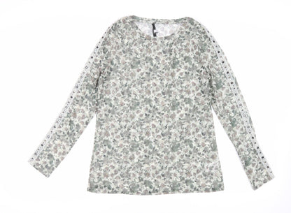 Womens UK Size 14 NEXT Green Basic Blouse