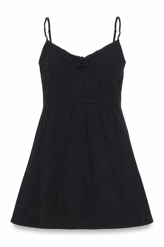 Divided by H&M Womens Black Viscose Mini Size 12 V-Neck Pullover