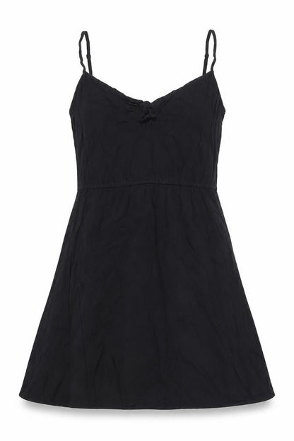 Divided by H&M Womens Black Viscose Mini Size 12 V-Neck Pullover
