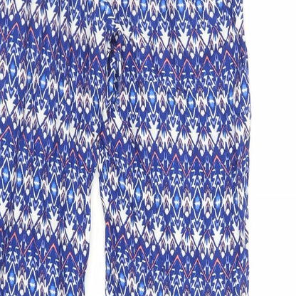 Womens UK Size 6 H&M Regular Fit  Blue Trousers