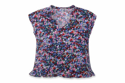 Womens UK Size S Cerulean Blue Basic Blouse