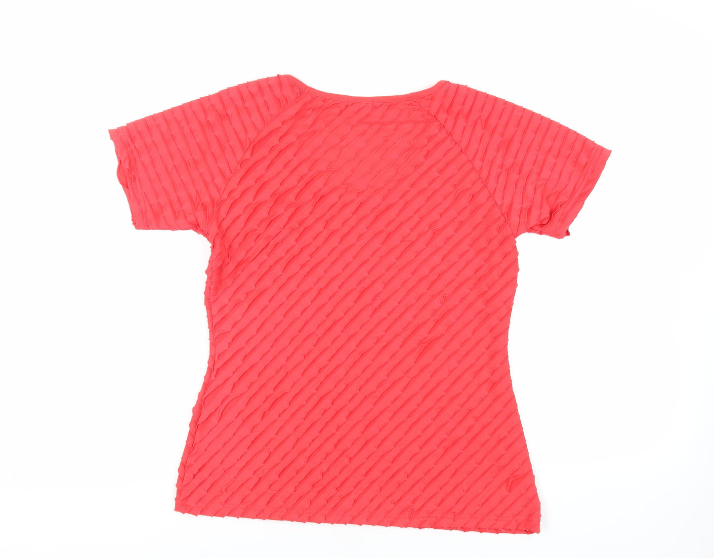 Womens UK Size M NEXT Red Basic Blouse