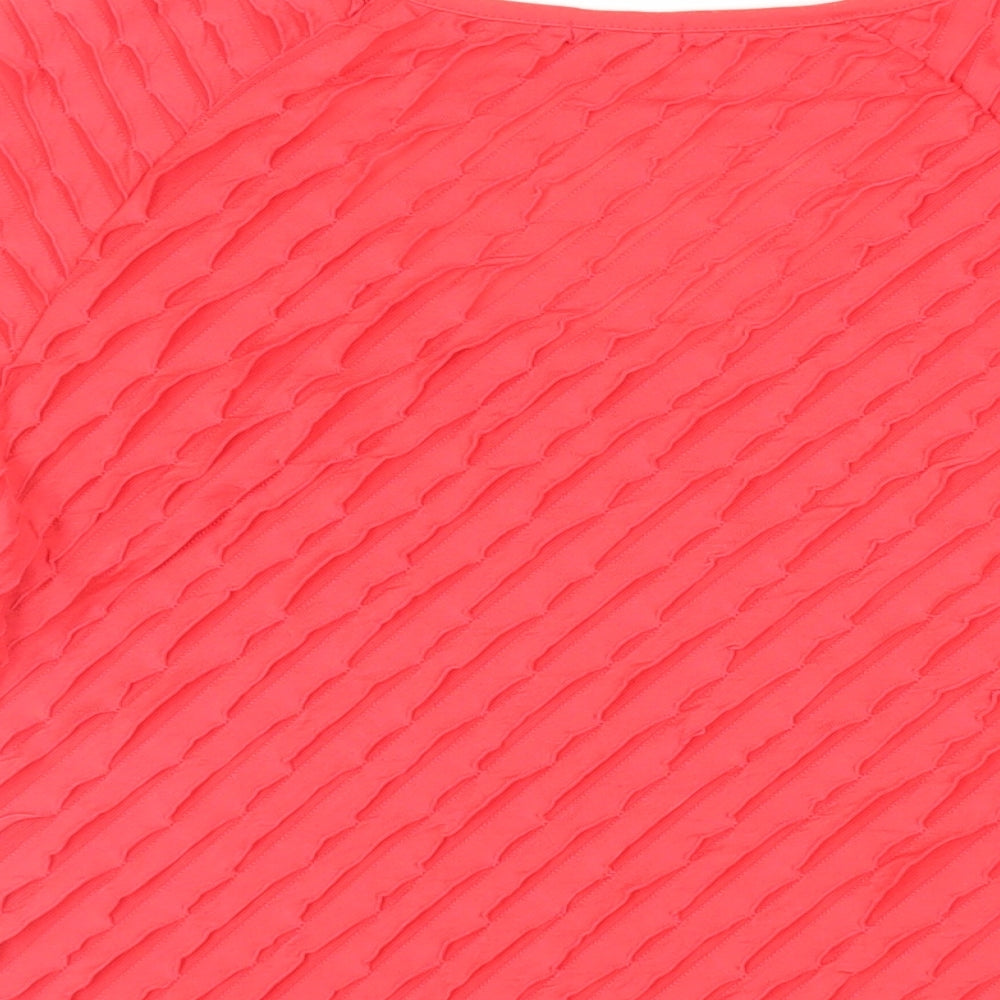 Womens UK Size M NEXT Red Basic Blouse