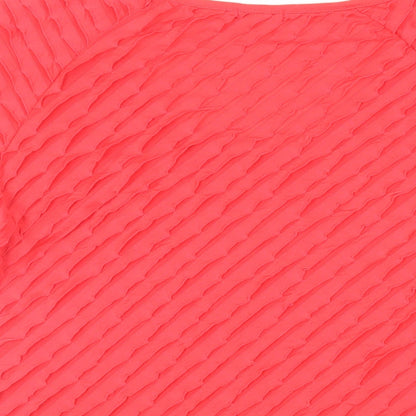 Womens UK Size M NEXT Red Basic Blouse