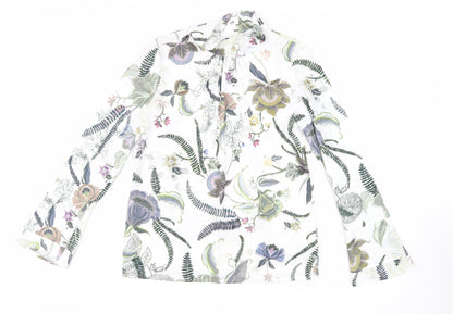 Womens UK Size 10 NEXT White Basic Blouse