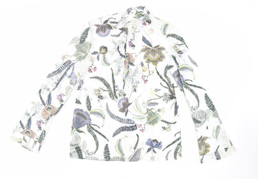 Womens UK Size 10 NEXT White Basic Blouse