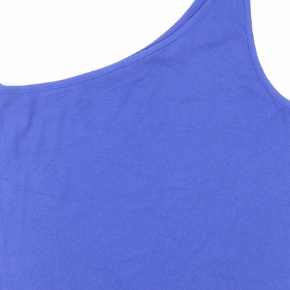 Womens UK Size 20 Marks and Spencer Blue Basic Tank