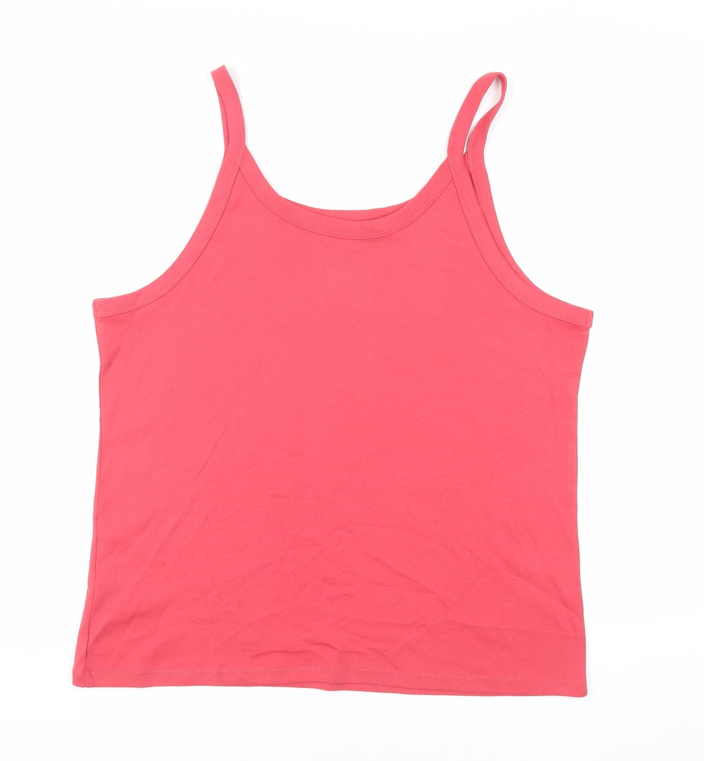 Womens UK Size 22 Marks and Spencer Red Camisole Tank