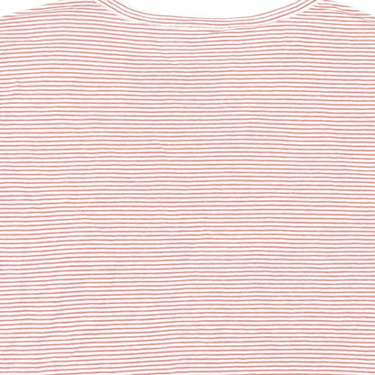 Womens UK Size 10 Marks and Spencer Red Basic T-Shirt