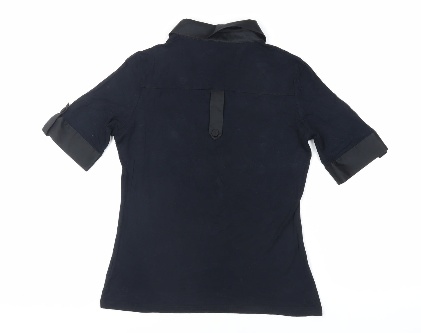 Womens UK Size 12 NEXT Blue Basic Blouse