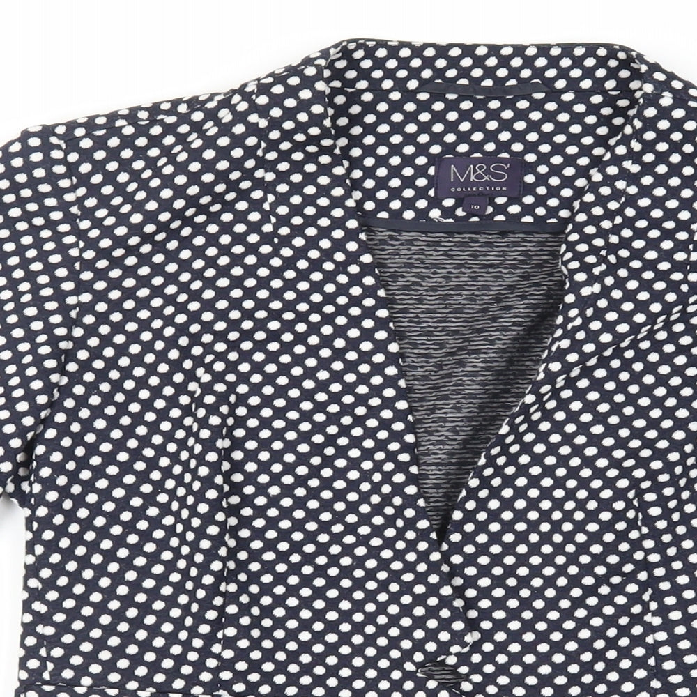Womens UK Size 10 Marks and Spencer Blue Jacket