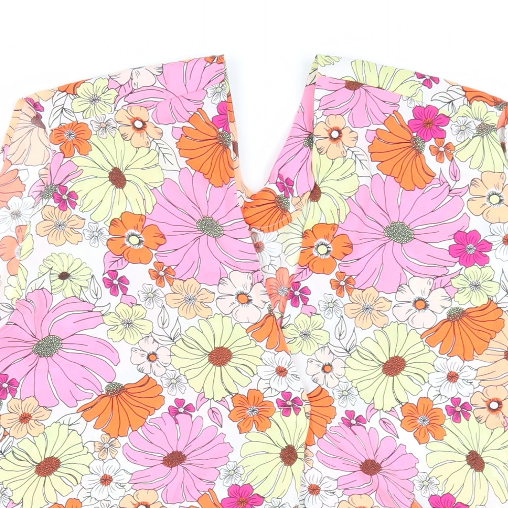 Womens UK Size 10 Marks and Spencer Pink Basic Blouse