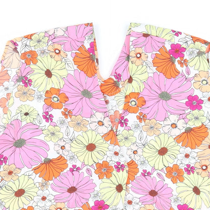 Womens UK Size 10 Marks and Spencer Pink Basic Blouse