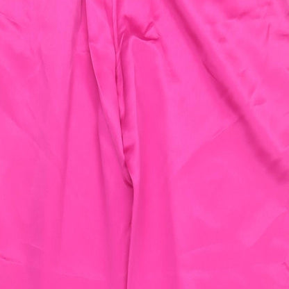 Womens UK Size 10 Boohoo Regular Fit  Pink Trousers