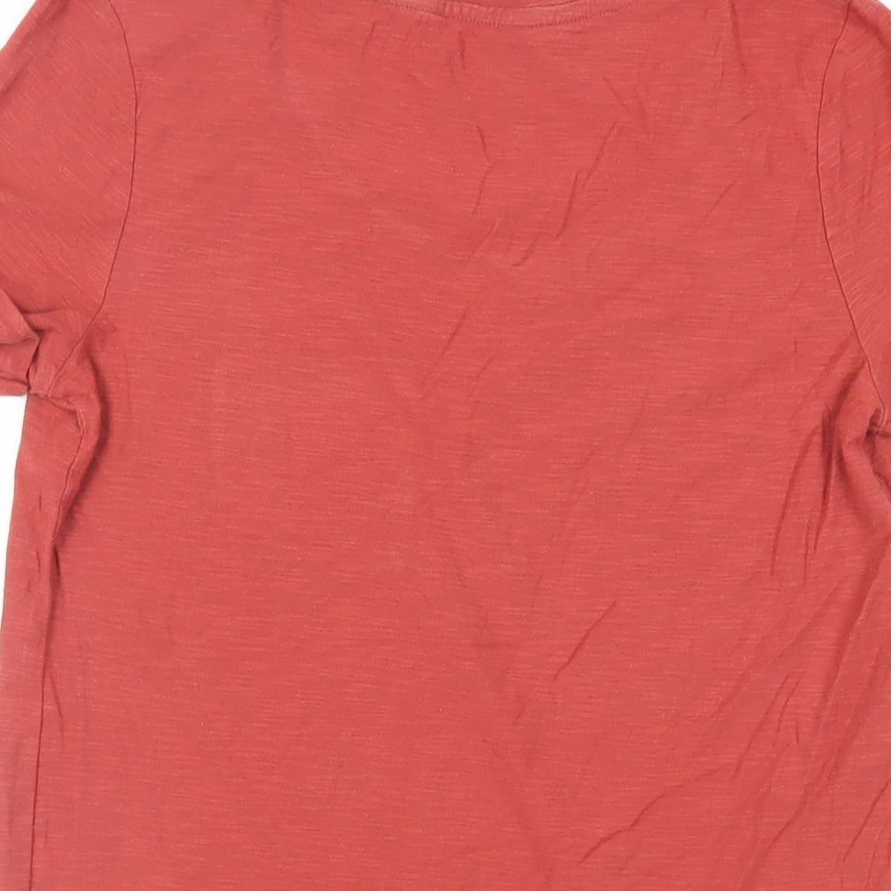 Womens UK Size 8 NEXT Red Basic T-Shirt