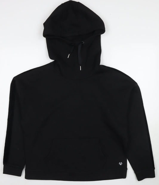 Womens UK Size 14 Marks and Spencer Black Pullover Hoodie