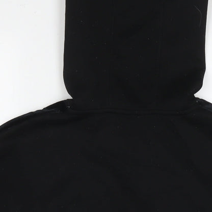 Marks & Spencer Womens Black Polyester Pullover Hoodie Size 14 Pullover