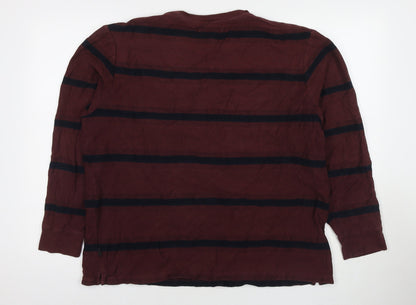 Mens UK Size XL Marks and Spencer Brown Pullover Sweatshirt