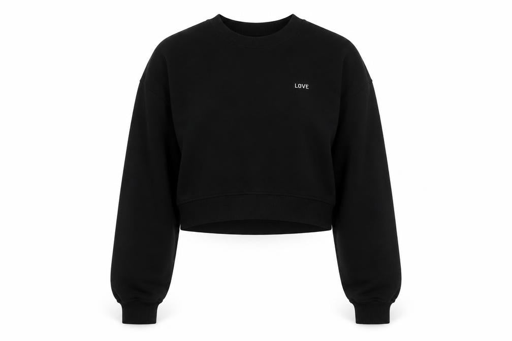 Womens UK Size S Divided by H&M Black Pullover Sweatshirt