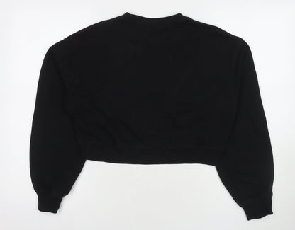 Womens UK Size S Divided by H&M Black Pullover Sweatshirt