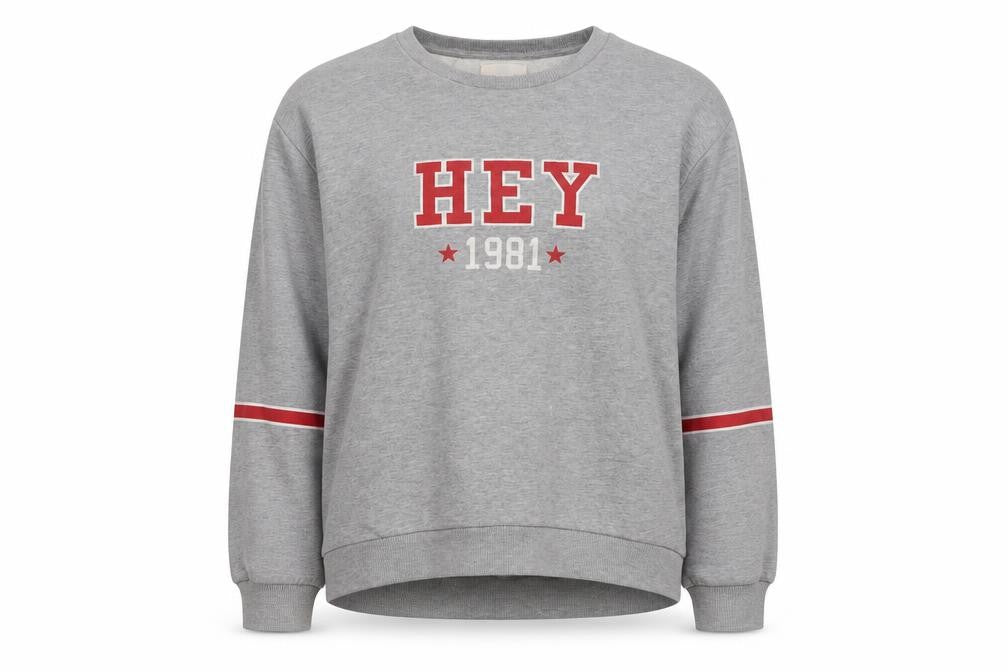 Womens UK Size XL Pull&Bear Grey Pullover Sweatshirt