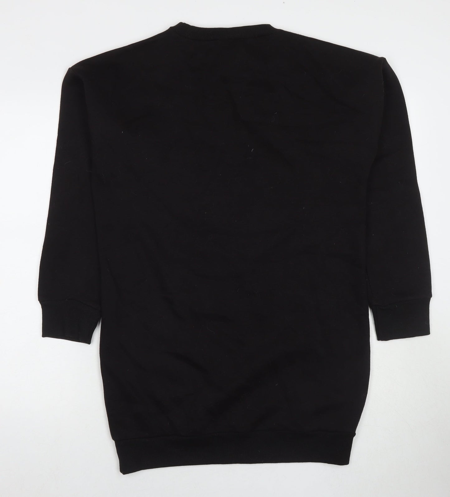 Be Jealous Womens Black Cotton Pullover Sweatshirt Size S Pullover - Let's Get Merry Christmas Tunic Size S/M