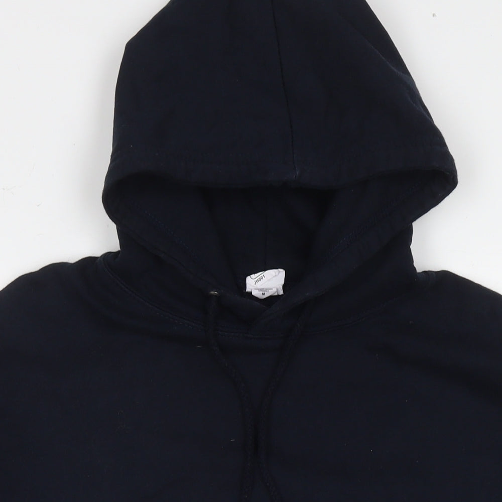 Bolesworth Womens Blue Cotton Pullover Hoodie Size M Pullover - Embellishment Detail