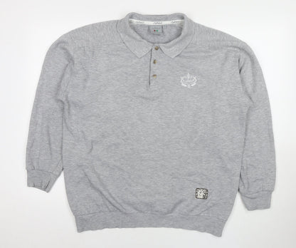 Ashes Mens Grey Polyester Pullover Sweatshirt Size XL